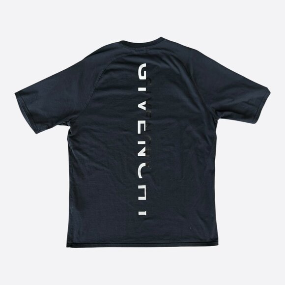 Givenchy Black & White Split Logo T-Shirt
